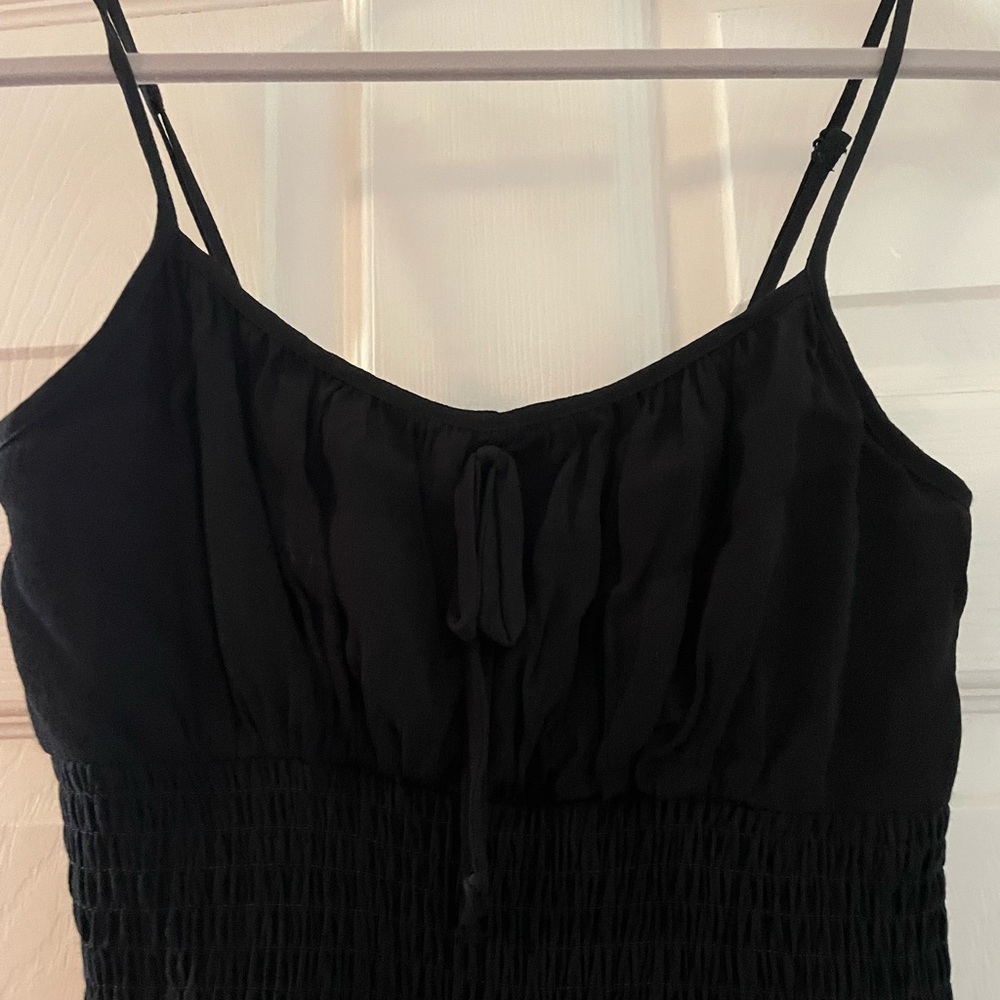 Black mini dress